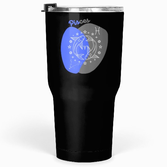Underwater Dreams: A Minimalist Pisces Design Tumblers 30 Oz
