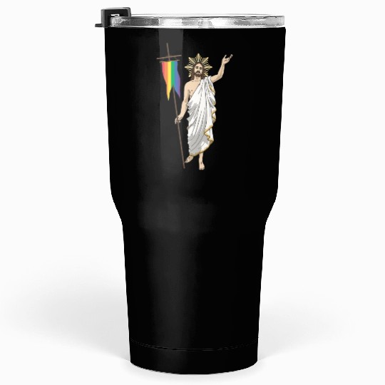 LGBT Jesus Equal Rainbow Christian Tumblers 30 Oz