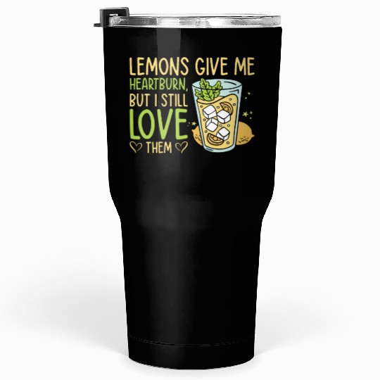 Lemon Fruit Lemonade Citrus Tumblers 30 Oz