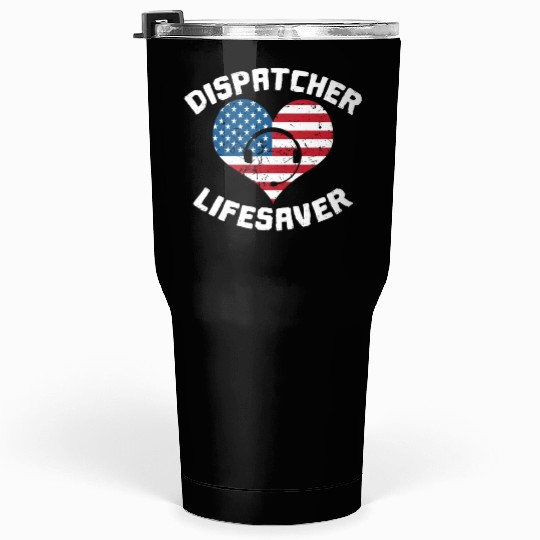 Dispatcher Us Flag Tumblers 30 Oz