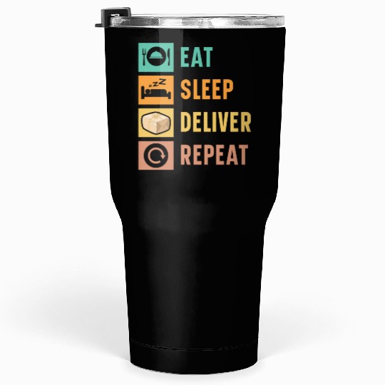 Postal Worker Mail Lady Delivery Mail Escort Tumblers 30 Oz