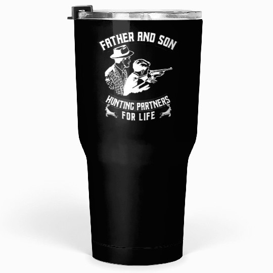 Father and Son Hunting Partners For Life Tumblers 30 Oz