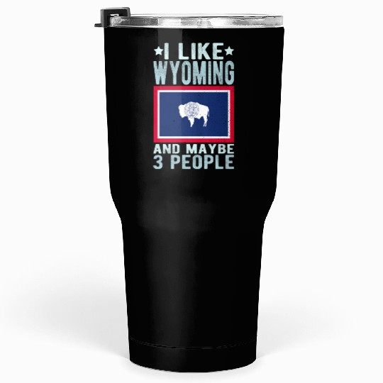 Wyoming Flag US State Tumblers 30 Oz