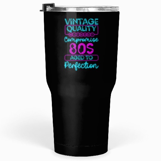 80S Old School Geek Neon Tumblers 30 Oz