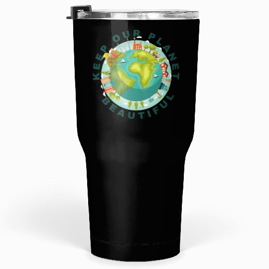 Save The Earth Its The Only Planet With Cat Tumblers 30 Oz
