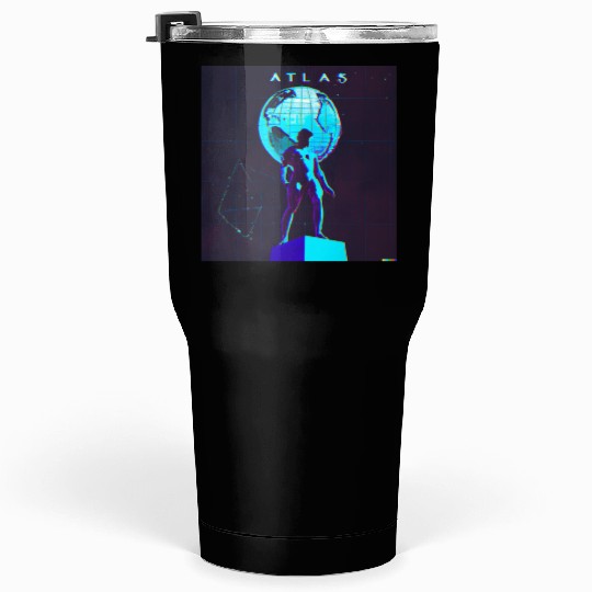 Synthwave Atlas Tumblers 30 Oz