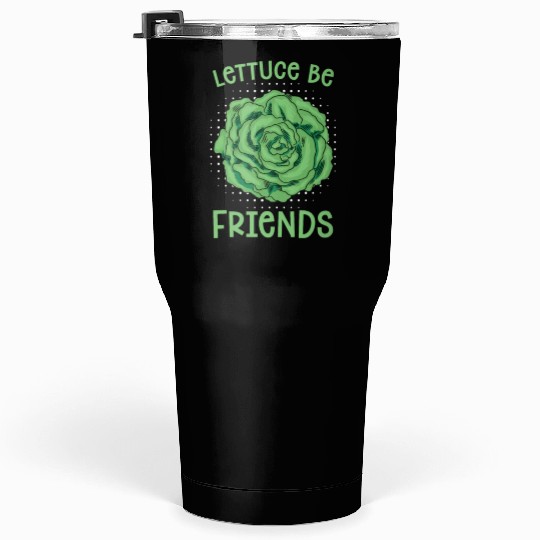 Vegan Chef Lettuce Be Friends Veganism Vegan Chefs Tumblers 30 Oz