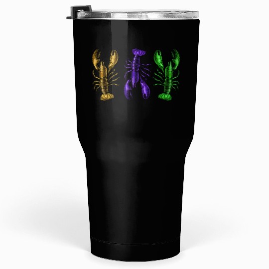 Lobster Mardi Gras Tumblers 30 Oz