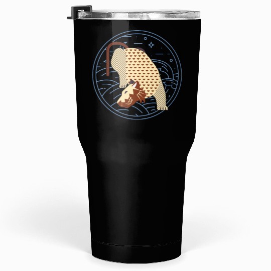 geometric tiger Tumblers 30 Oz