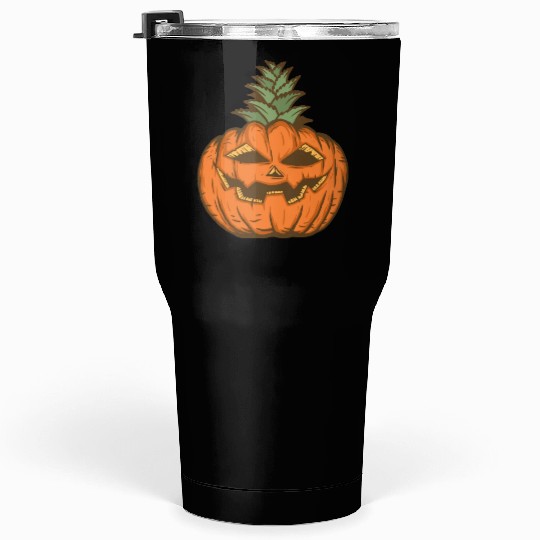 Halloween Pineapple Pumpkin Tumblers 30 Oz