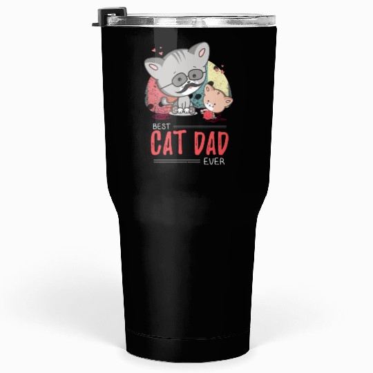 Cat Dad Tumblers 30 Oz