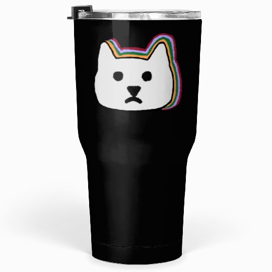 cat face Tumblers 30 Oz