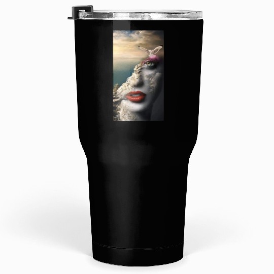 la femme et le nature Tumblers 30 Oz