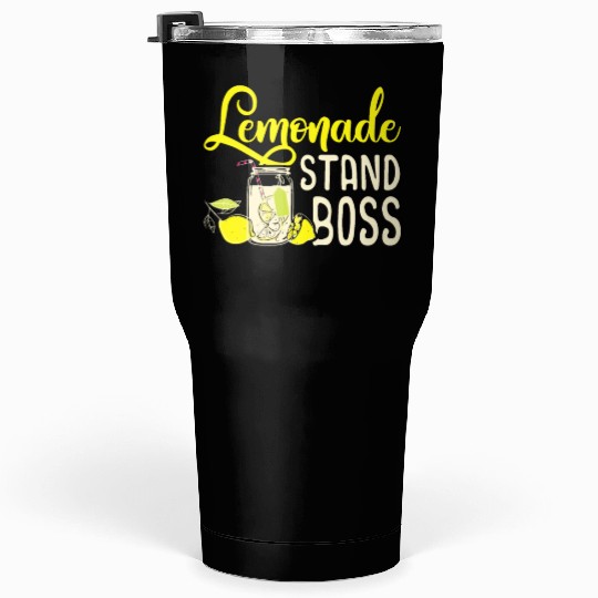 Lemonade Stand Boss Funny Lemon Juice Businesslemo Tumblers 30 Oz