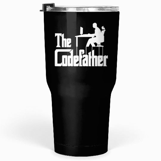 The Codefather Computer Scientist Programmer Cloud Tumblers 30 Oz