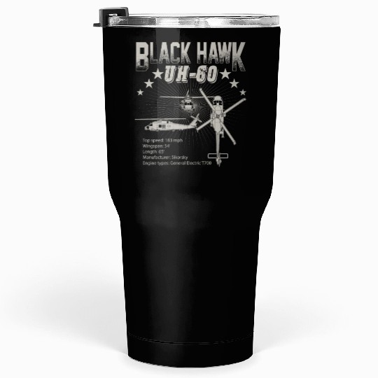 Sikorsky UH 60 Black Hawk Tumblers 30 Oz