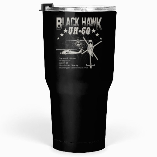 Sikorsky UH 60 Black Hawk Tumblers 30 Oz