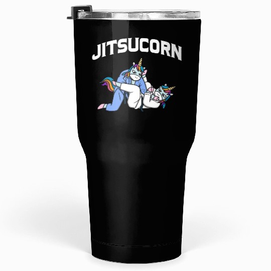 Jitsucorn Jiu Jitsu Unicorn MMA BJJ Judo 1 Tumblers 30 Oz
