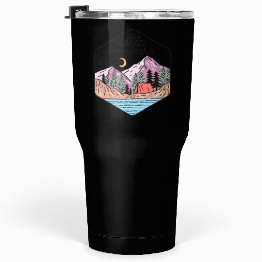 Let's Sleep Under The Stars Tumblers 30 Oz