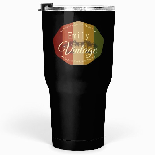 Emily Vintage Design Tumblers 30 Oz