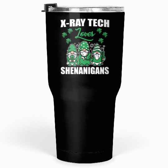X-Ray Tech Loves Shenanigans St. Patricks Day Tumblers 30 Oz
