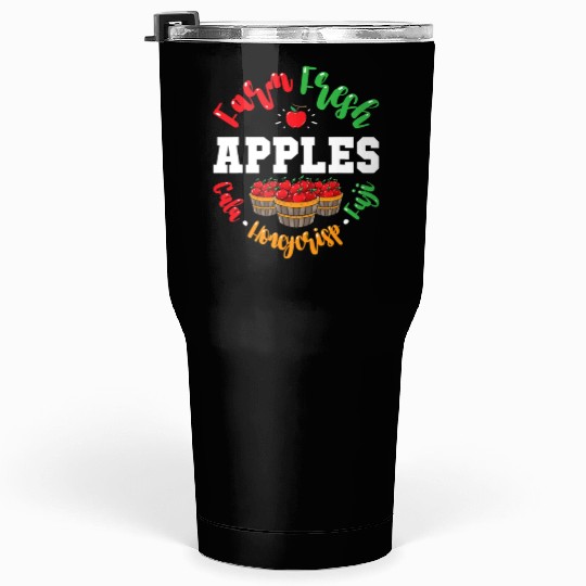 Apple Picking Farmer Fall For Toddlers Kids Women Tumblers 30 Oz
