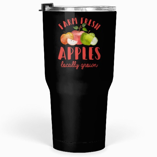 Apple Picking Farm Fresh Apples Farmer For Kids Tumblers 30 Oz