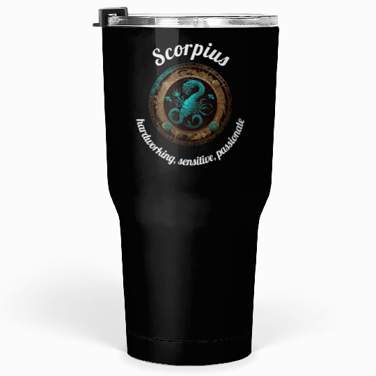 Scorpius Zodiac Sign Scorpio Astronomy Tumblers 30 Oz