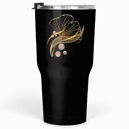 Golden Flower Tumblers 30 Oz