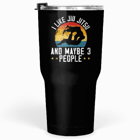 Jiu Jitsu BJJ Martial Arts MMA Combat Fighting Tumblers 30 Oz