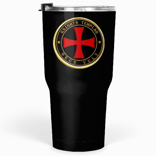 Knights Templar Deus Vult Tumblers 30 Oz