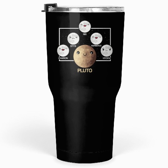 Pluto Moons Planet Space Lover Solar System Tumblers 30 Oz