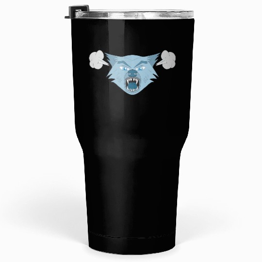 Angry Wolf Tumblers 30 Oz