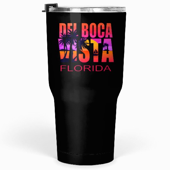 Del Boca Vista Retirement Community Novelty Tumblers 30 Oz
