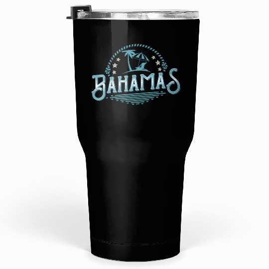 Proud Bahamas Bahamians Flag sau Tumblers 30 Oz