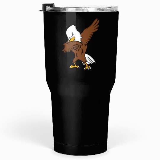 Dabbing American Bald Eagle Tumblers 30 Oz