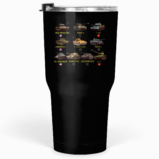 Top Ten Best Ww2 Tan M4 Sherman Panzer Iv Tiger Tumblers 30 Oz