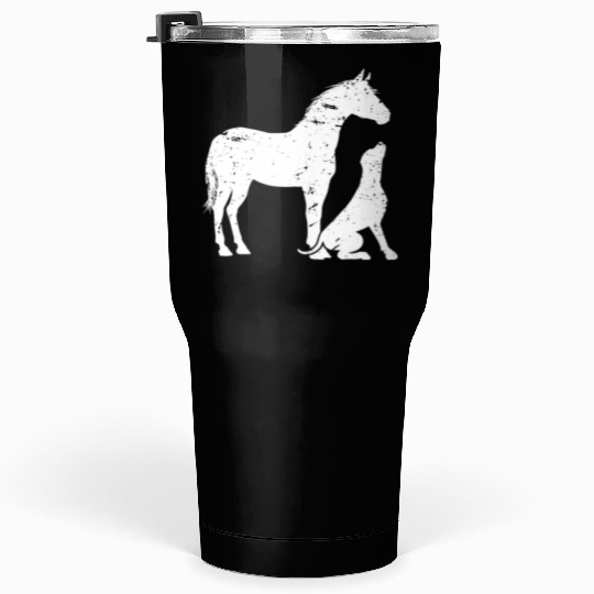 Horse And Dog Motif For And Horse Dog Tumblers 30 Oz