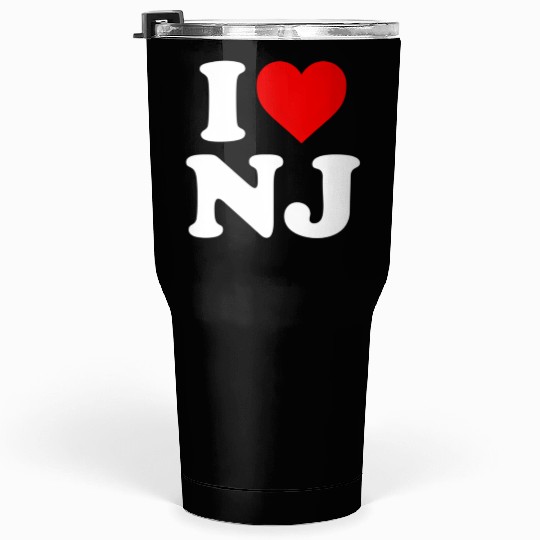 I Love Nj Heart New Jersey Tumblers 30 Oz