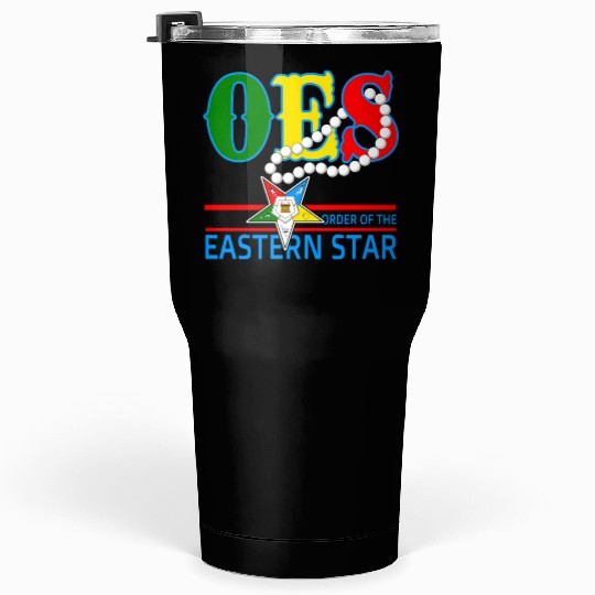 Oes Star Necklace Order Of The Eastern Star Tumblers 30 Oz