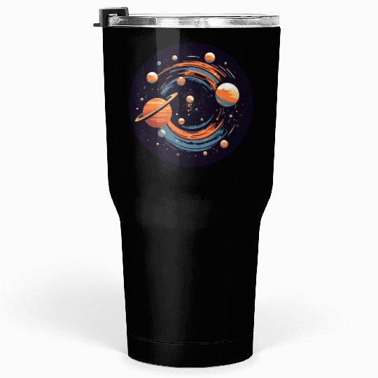 Universe Solar System Planets Tumblers 30 Oz