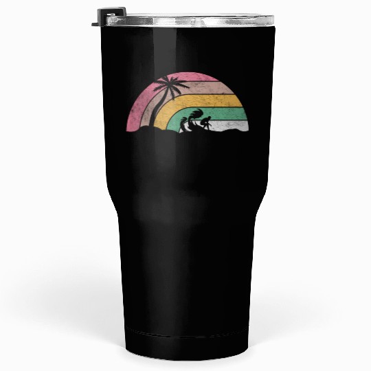 Surfer Surfing Beach Surf Tumblers 30 Oz