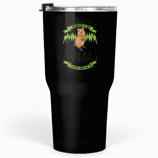 Quokka Gift Short-tailed Kangaroo Tumblers 30 Oz