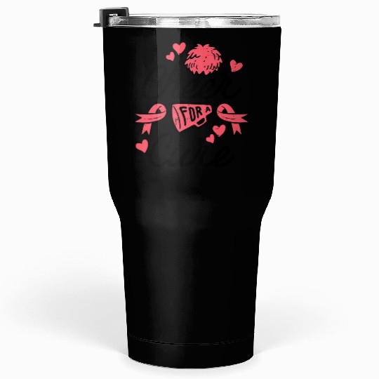 Cheer For A Cure Breast Cancer Awareness Pink Tumblers 30 Oz