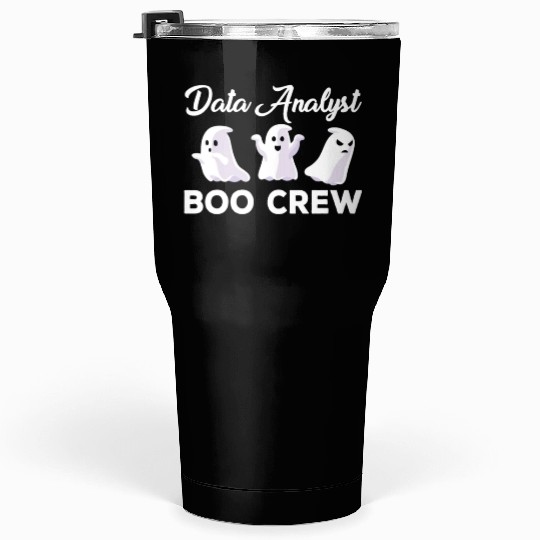 Data Analyst Boo Crew Halloween Ghosts Tumblers 30 Oz