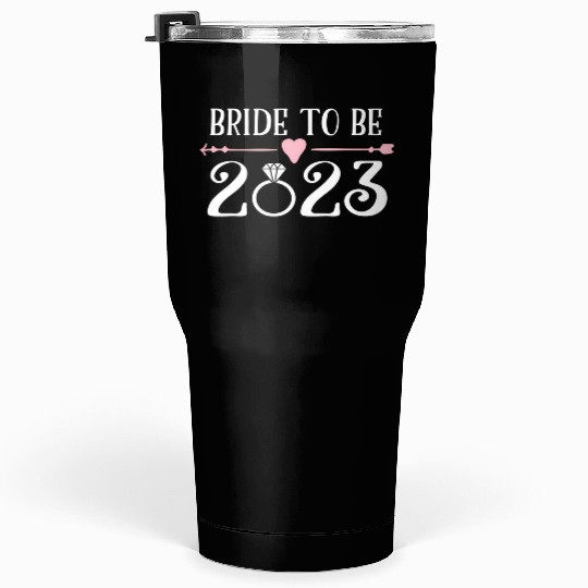 Bride To Be 2023 Engagement Ring Future Bride Tumblers 30 Oz