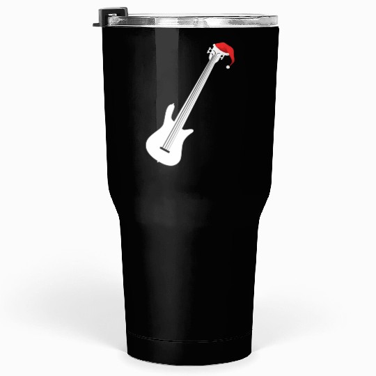 Christmas Bass Guitaranta Bass Guitar Player Tumblers 30 Oz