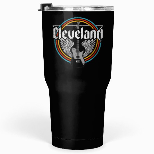 Cleveland Ohio Rock Music Tumblers 30 Oz