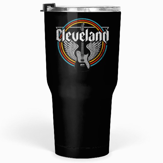 Cleveland Ohio Rock Music Tumblers 30 Oz