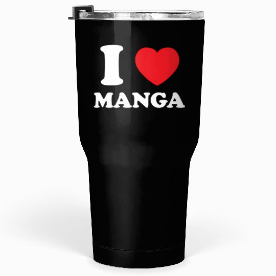 Manga Fan Of Japanese Animation Comics Heart Manga Tumblers 30 Oz